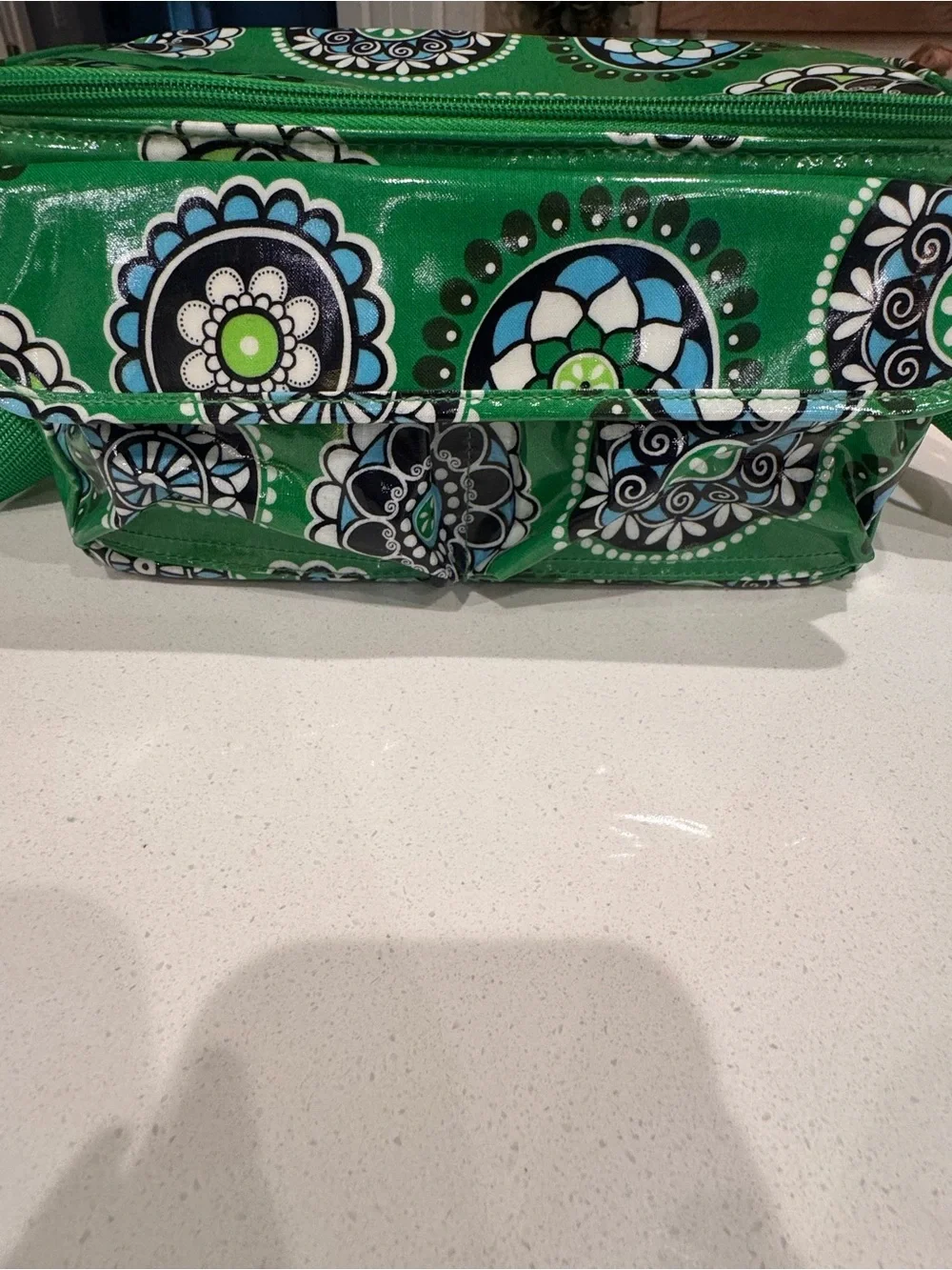 Vera Bradley Cupcakes Green Mini Cooler Lunch Bag Retired Pattern